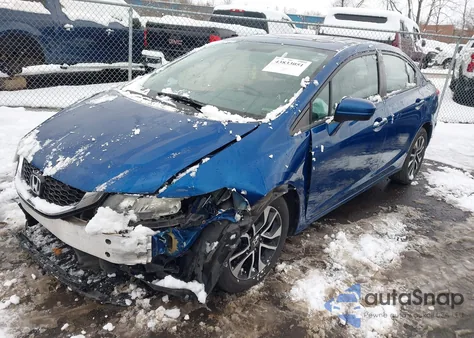 2014 Honda Civic Ex z USA, uszkodzony, nr VIN 2HGFB2F85EH557441